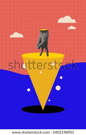 Similar – Image, Stock Photo upside down perception