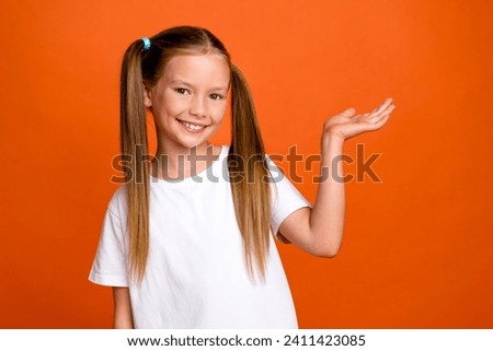 Similar – Image, Stock Photo portrait of cute little girl at beach