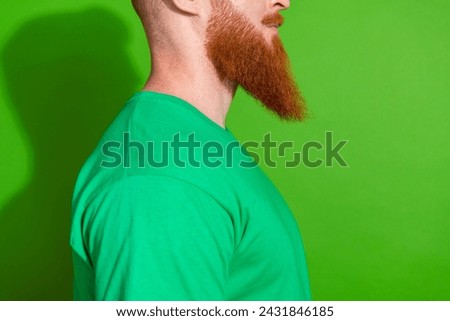 Similar – Image, Stock Photo Crop ethnic barber looking in mirror in hairdressing salon