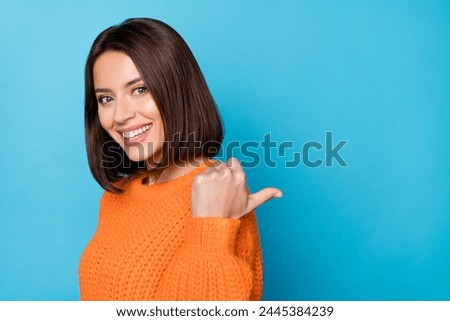 Similar – Image, Stock Photo Woman with profile Profile