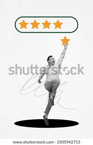 Image, Stock Photo Holding a star in your hands