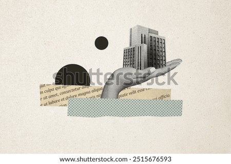 Similar – Image, Stock Photo Art on building | Pig sound on masonry