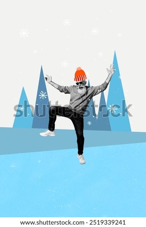 Similar – Image, Stock Photo frozen dance | ice age