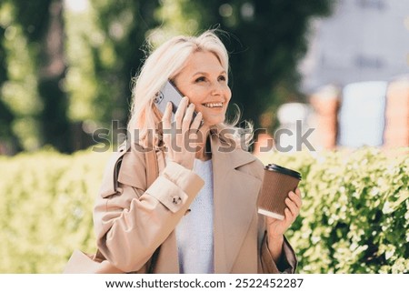 Similar – Image, Stock Photo Dreamy female resting on inflatable mattress