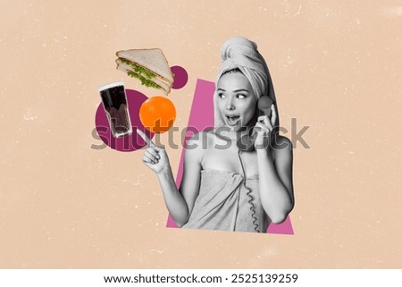 Similar – Image, Stock Photo Woman with turban speaking on mobile phone