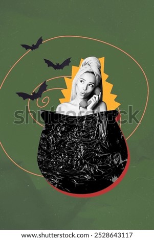 Similar – Image, Stock Photo Woman with turban speaking on mobile phone