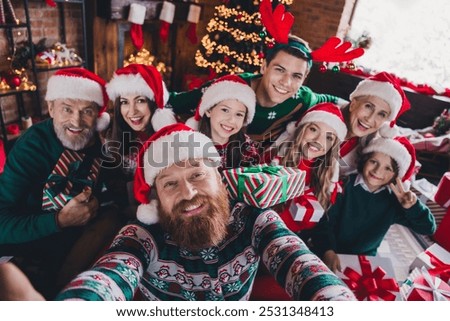 Similar – Image, Stock Photo Family Christmas time