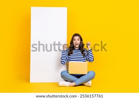 Similar – Image, Stock Photo beautiful woman sitting on the sofa, enjoying a cup of tea. lifestyle indoors, autumn season