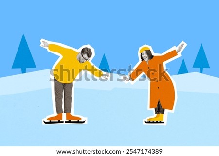 Similar – Foto Bild Zwei junge Skater, die mit den Köpfen auf ihren Boards ruhen.