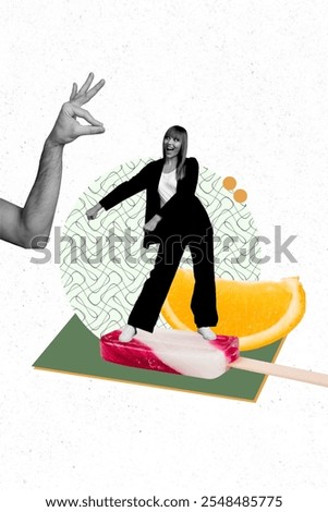 Similar – Image, Stock Photo frozen dance | ice age