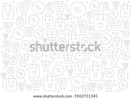 Marketplace design pattern idea. Easy to edit with vector file. Can use for your creative content about marketing and advertising.