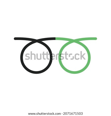 Curly Loop icon vector image. Can also be used for Symbols. Suitable for mobile apps, web apps and print media.