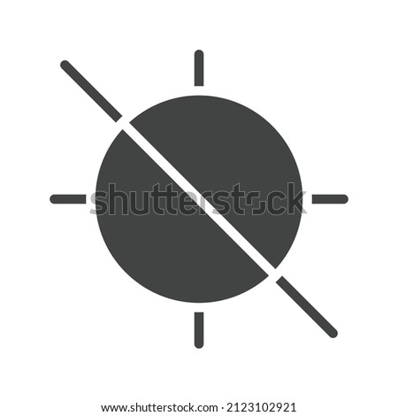 GPS Off icon vector image. Suitable for mobile apps, web apps and print media.