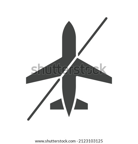 Airplanemode Inactive icon vector image. Suitable for mobile apps, web apps and print media.