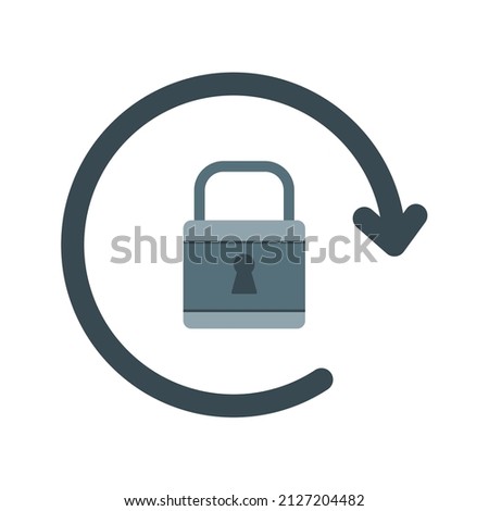 Screen Lock Rotation icon vector image. Can also be used for Mobile UI UX and Animations. Suitable for mobile apps, web apps and print media.