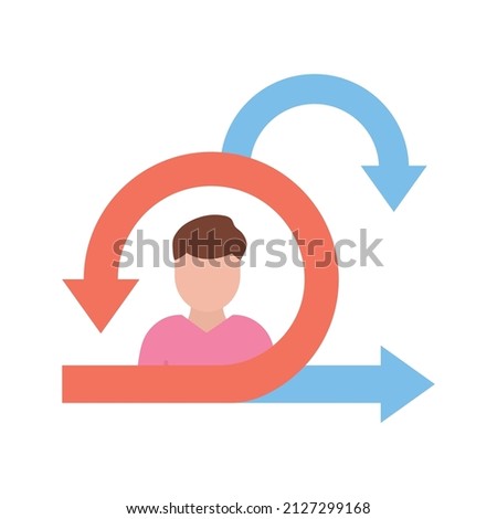 Scrum Master icon vector image. Can also be used for Project Management. Suitable for mobile apps, web apps and print media. Zdjęcia stock © 