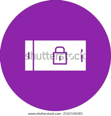 Screen lock Landscape icon vector image. Can also be used for Mobile UI UX and Animations. Suitable for mobile apps, web apps and print media.