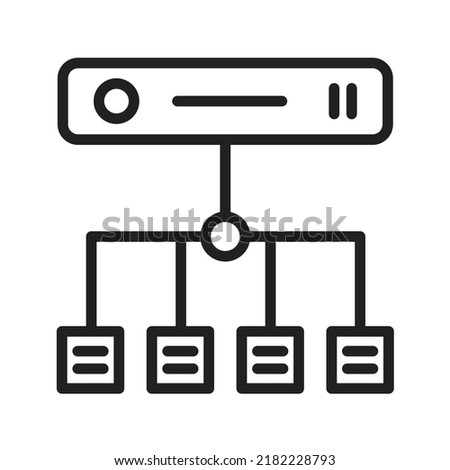 Load balancing icon vector image. Can also be used for Big Data. Suitable for mobile apps, web apps and print media.