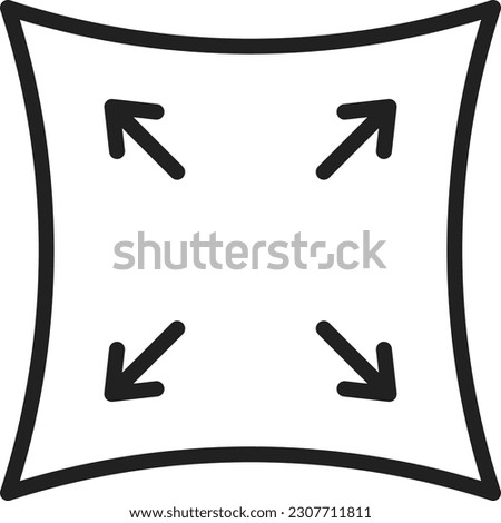 Elasticity icon vector image. Suitable for mobile application web application and print media.