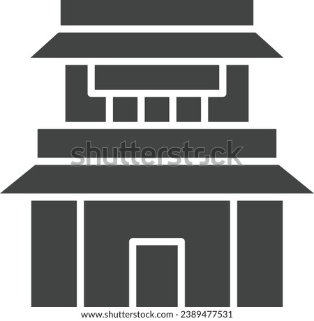 Dojo icon vector image. Suitable for mobile application web application and print media.