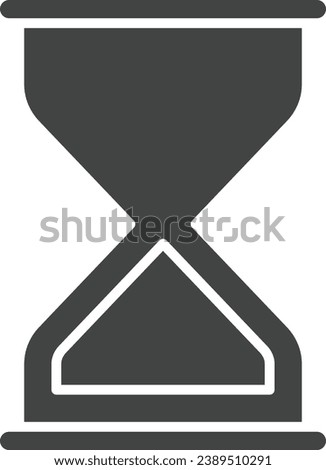 Hourglass Done icon vector image. Suitable for mobile application web application and print media.