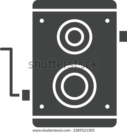 Old Camera icon vector image. Suitable for mobile application web application and print media.