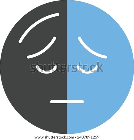Pensive Face icon vector image. Suitable for mobile application web application and print media.