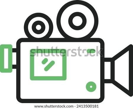 Old Camera icon vector image. Suitable for mobile application web application and print media.