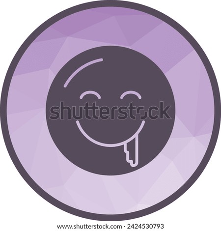 Drooling Face icon vector image. Suitable for mobile application web application and print media.