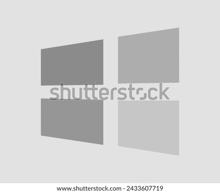Windows icon vector image. Suitable for mobile application web application and print media.