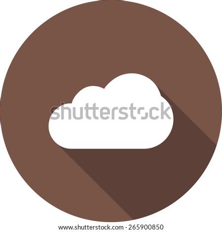 Cloud, rain, cloudy, partly, sky icon vector image. Can also be used for weather, forecast, season, climate, meteorology. Suitable for web apps, mobile apps and print media.