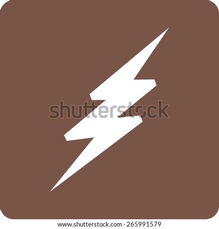 Lightning, bolt, thunder icon vector image. Can also be used for weather, forecast, season, climate, meteorology. Suitable for web apps, mobile apps and print media.