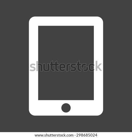 Tablet, book, ipad icon vector image.Can also be used for admin dashboard. Suitable for mobile apps, web apps and print media.