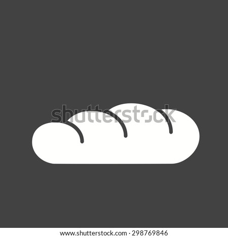 Bread, food, breakfast icon vector image.Can also be used for easter, celebration, observances and holidays. Suitable for mobile apps, web apps and print media.