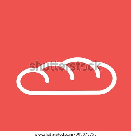 Bread, food, breakfast icon vector image.Can also be used for Easter, celebration, observances and holidays. Suitable for mobile apps, web apps and print media.