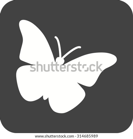 Butterfly, insect, wings icon vector image. Can also be used for Animals and Insects. Suitable for mobile apps, web apps and print media.