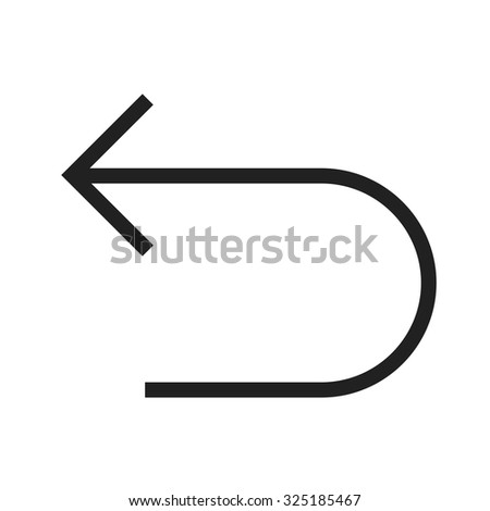 Back, arrow, left icon vector image. Can also be used for mobile apps, phone tab bar and settings. Suitable for use on web apps, mobile apps and print media