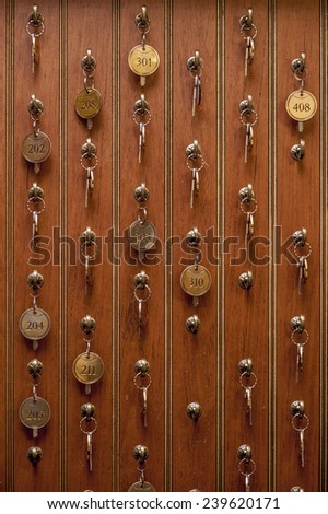 Hotel keys