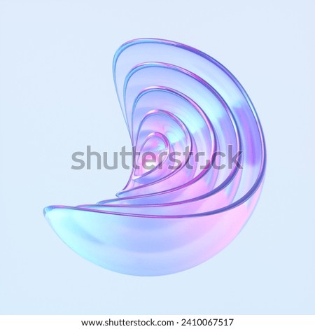 Similar – Image, Stock Photo 3D rendering abstract light points bokeh