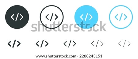 code icon button coding icons