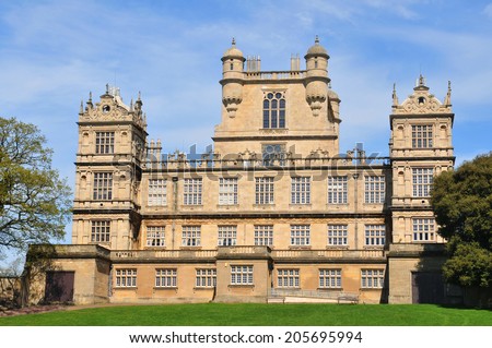 NOTTINGHAM, UK - AUGUST 30, 2013: Wollaton Hall and Park is a 16th century Elizabethan mansion and park in Nottingham.
