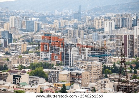 Similar – Image, Stock Photo Aerial view of Vake district, Tbilisi, Georgia.