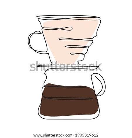 manual brew coffee maker called V60, this technique requires filter paper on top of it as a coffee filter.