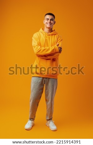 Similar – Image, Stock Photo Stylish young man standing near building