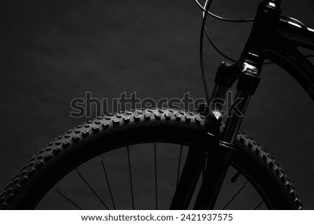 Similar – Image, Stock Photo close up handlebar of a bicycle