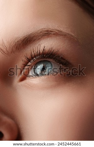 Image, Stock Photo One eye Eyes Woman