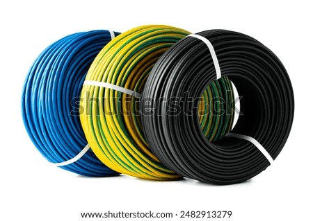 Similar – Image, Stock Photo A roll of cable with mirroring