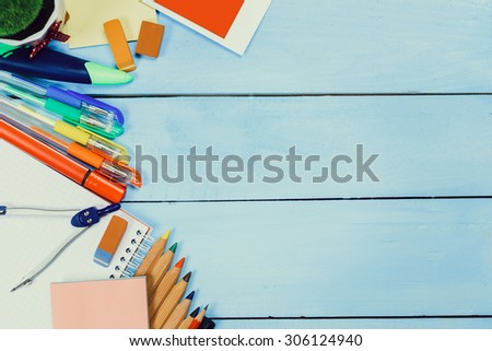 Preparations for the new academic year, stationery