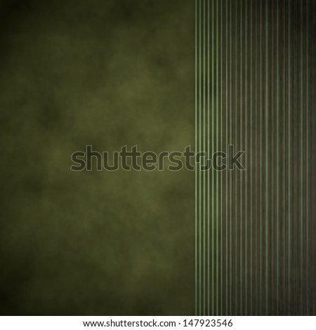 Dark olive green  vintage design 3d graphic with stylish vintage background  with vintage stripes right