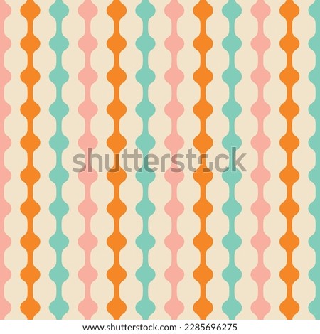 50s Mid Century Modern Seamless Pattern